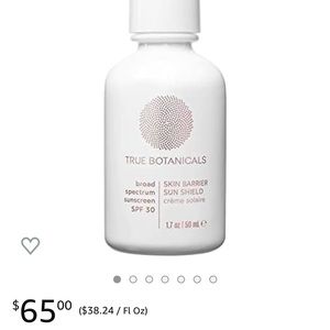 True Botanicals - Skin Barrier Sun Shield SPF 30 Mineral Face Sunscreen